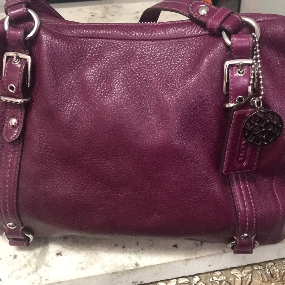 Coach bag authentic in purple